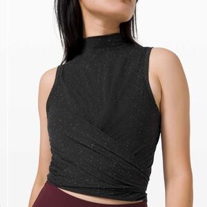 Tie Time to Restore Mock Neck Tank Top